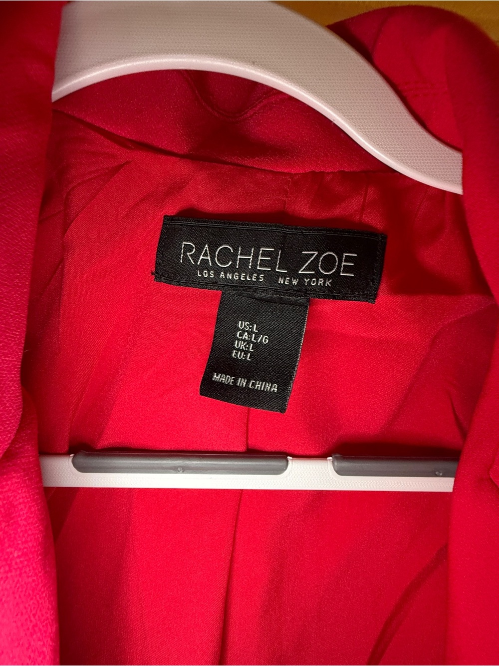 Rachel Zoe Women's Hot Pink Double-Breasted Blazer - Picture 3 of 4